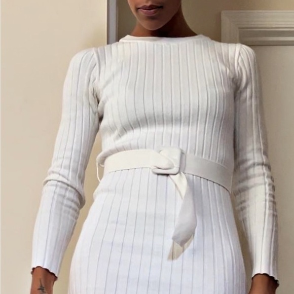 Belted Sweater Dress - Picture 8 of 8